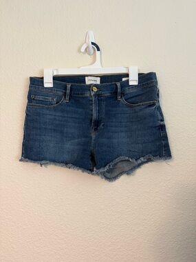 Frame Le Cutoff Denim Shorts
